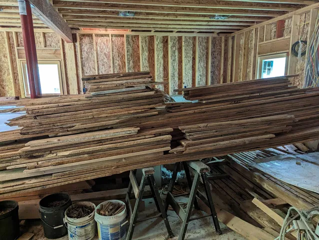 a view of water heater room