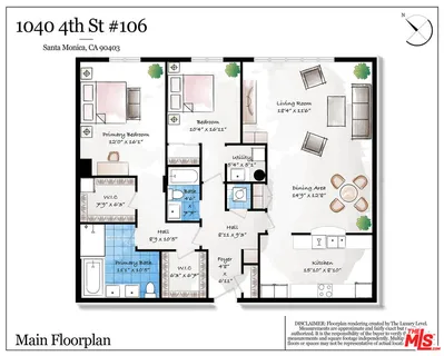 $999,000 | 1040 4th Street, Unit 106, Santa Monica, CA 90403