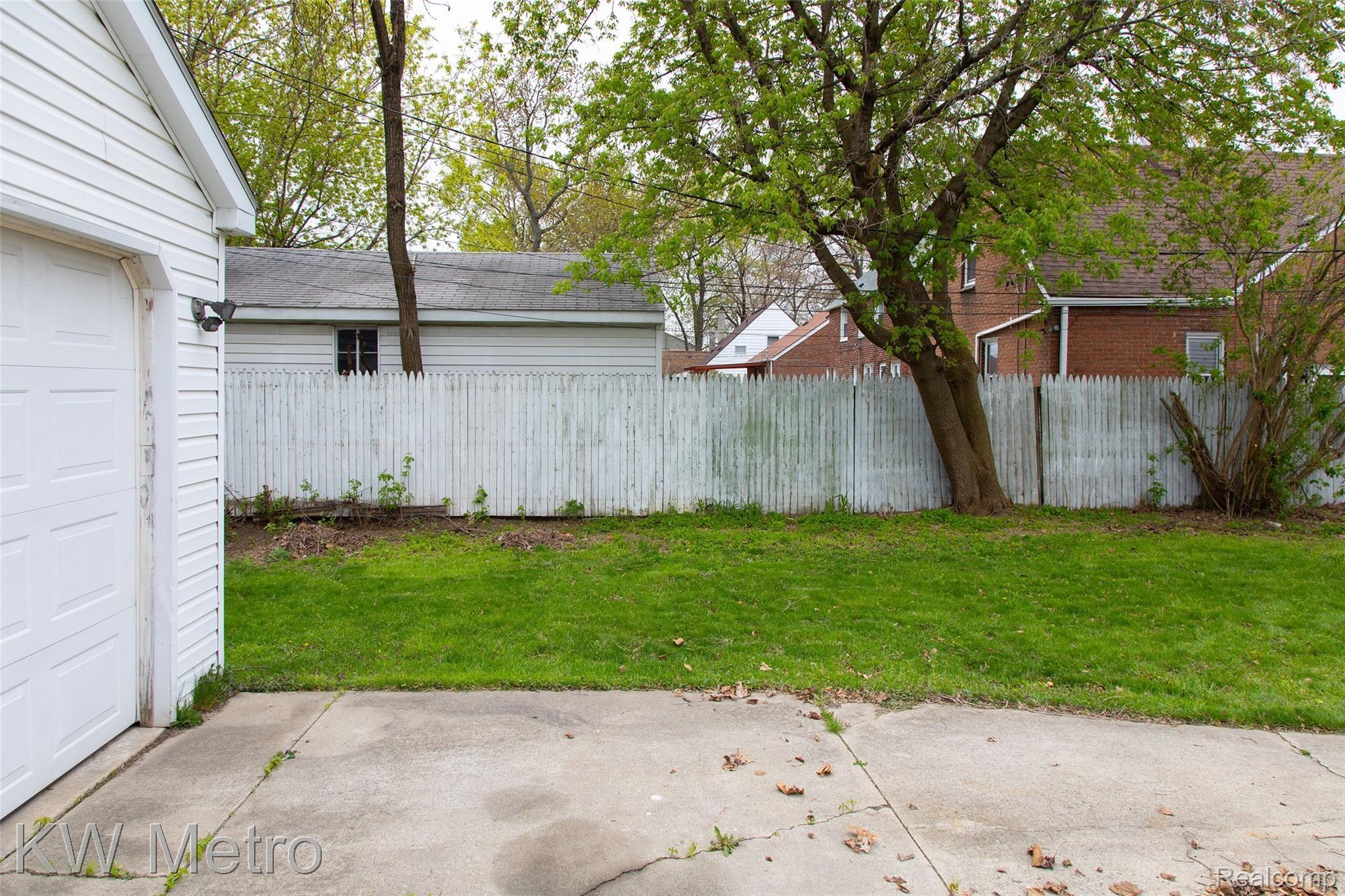 14100 Inkster Road Redford, MI 48239 - Photo 17 of 18 Garage and back yard