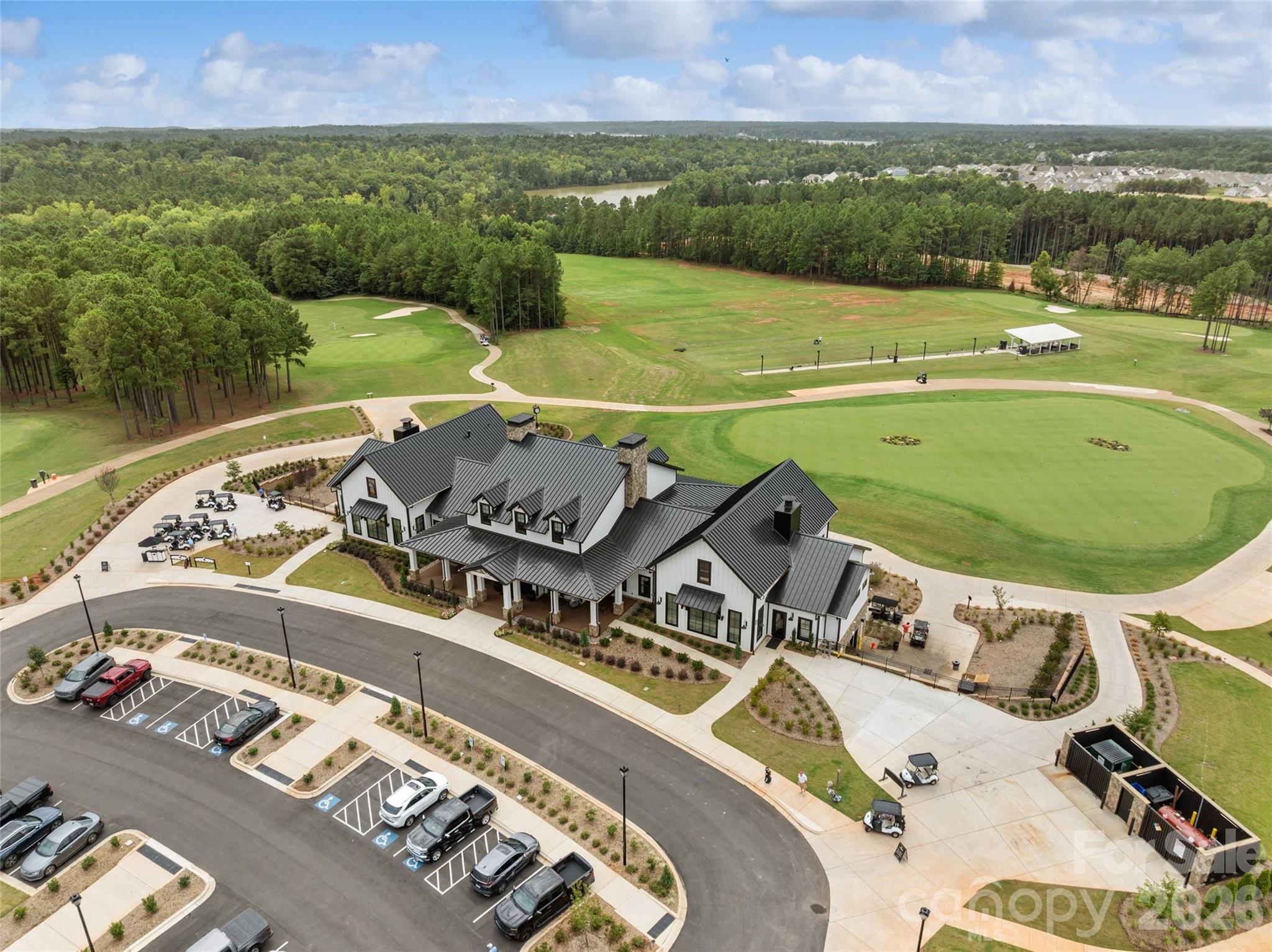 5299 Admirals Landing Lancaster, SC 29720 - Photo 32 of 39 an aerial view of a house with a ocean view