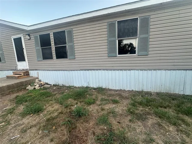 a view of front door