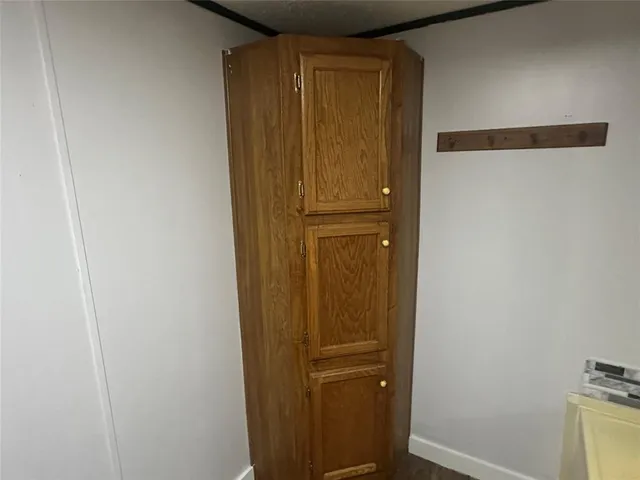 a view of closet area