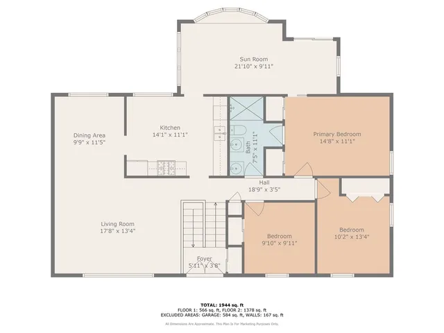 $3,500 | 1341 Kenilworth Avenue, Palatine, IL 60074