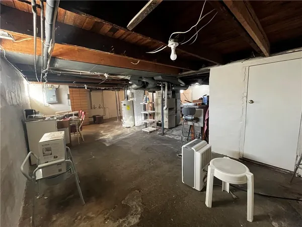 a room with gym equipment