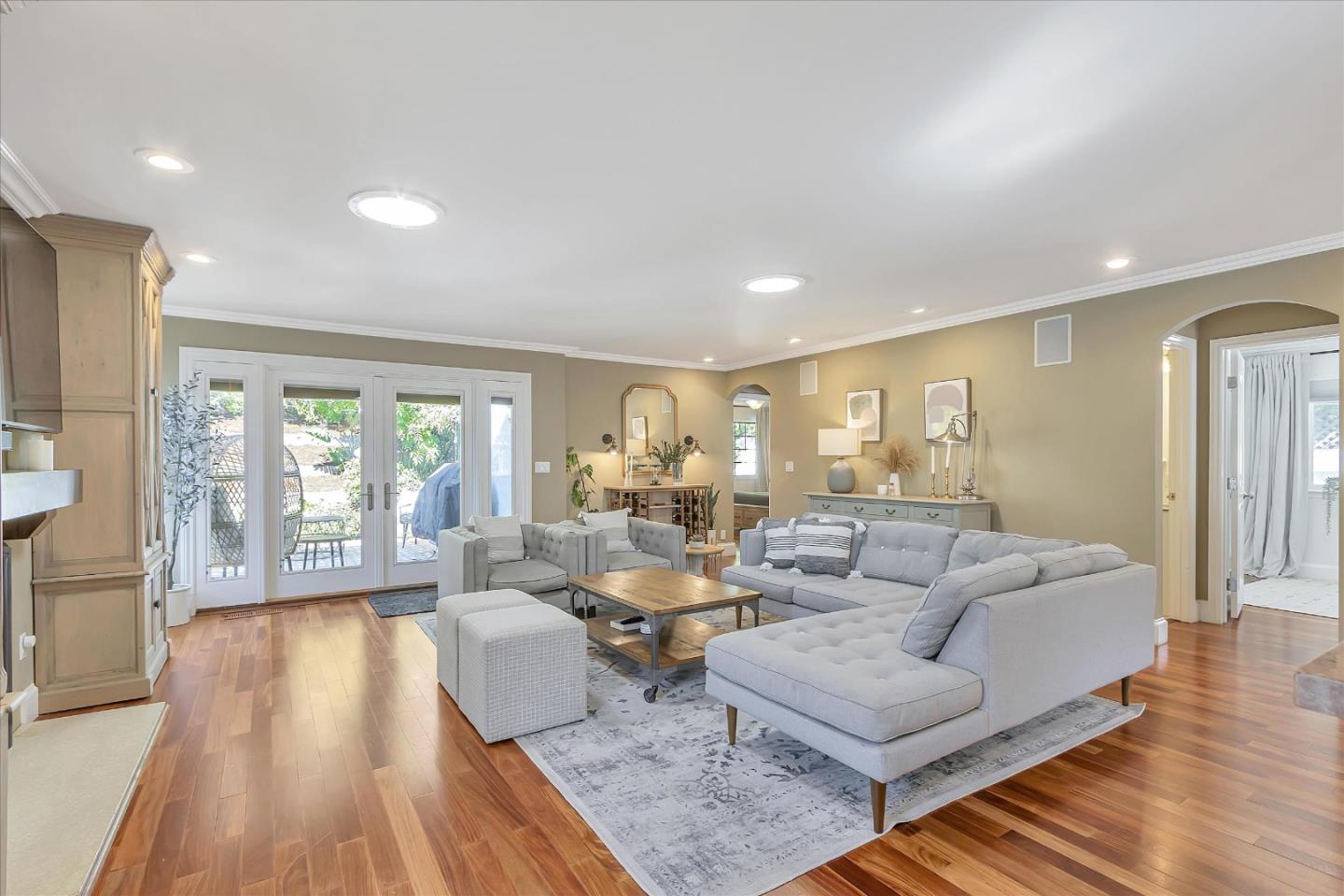 1261 Oddstad Boulevard Pacifica, CA 94044 - Photo 12 of 62 a living room with fireplace furniture and a large window