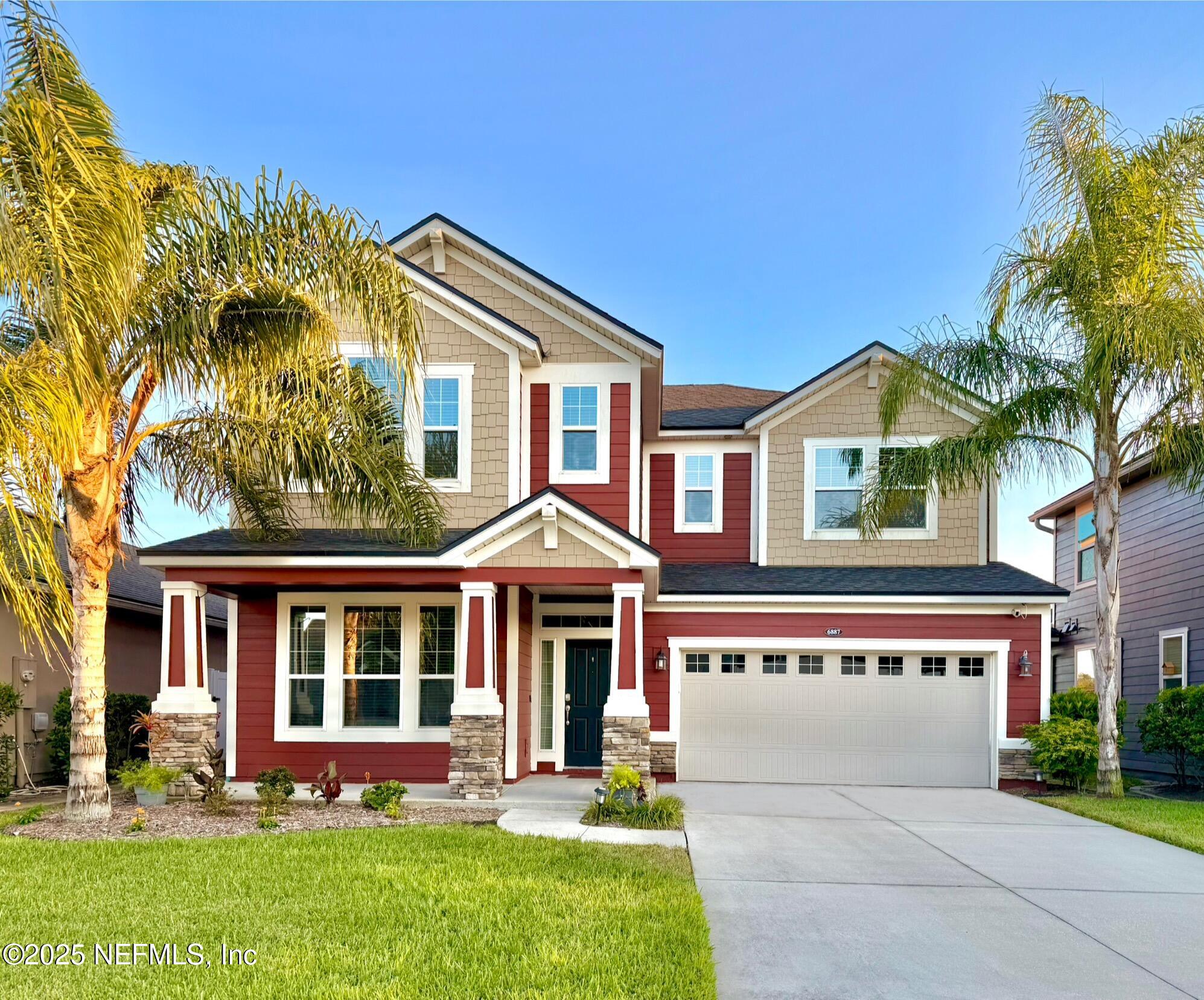 6887 Azalea Grove Drive Jacksonville, FL 32258 - Photo 32 of 35 front view of a house with a yard