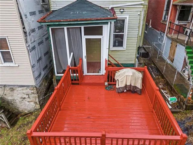 a view of outdoor space deck and patio