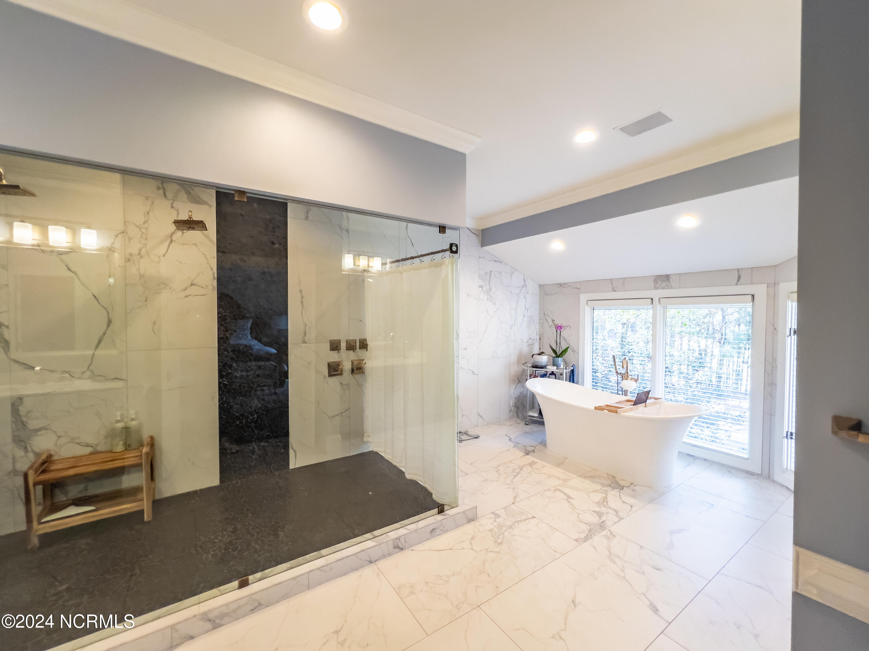 110 Hearthstone Road Pinehurst, NC 28374 - Photo 27 of 51 Ensuite with Large Walk-In Shower