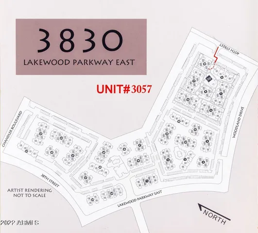 $1,545 | 3830 East Lakewood Parkway East, Unit 3057, Phoenix, AZ 85048