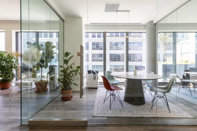 a view of balcony with couch