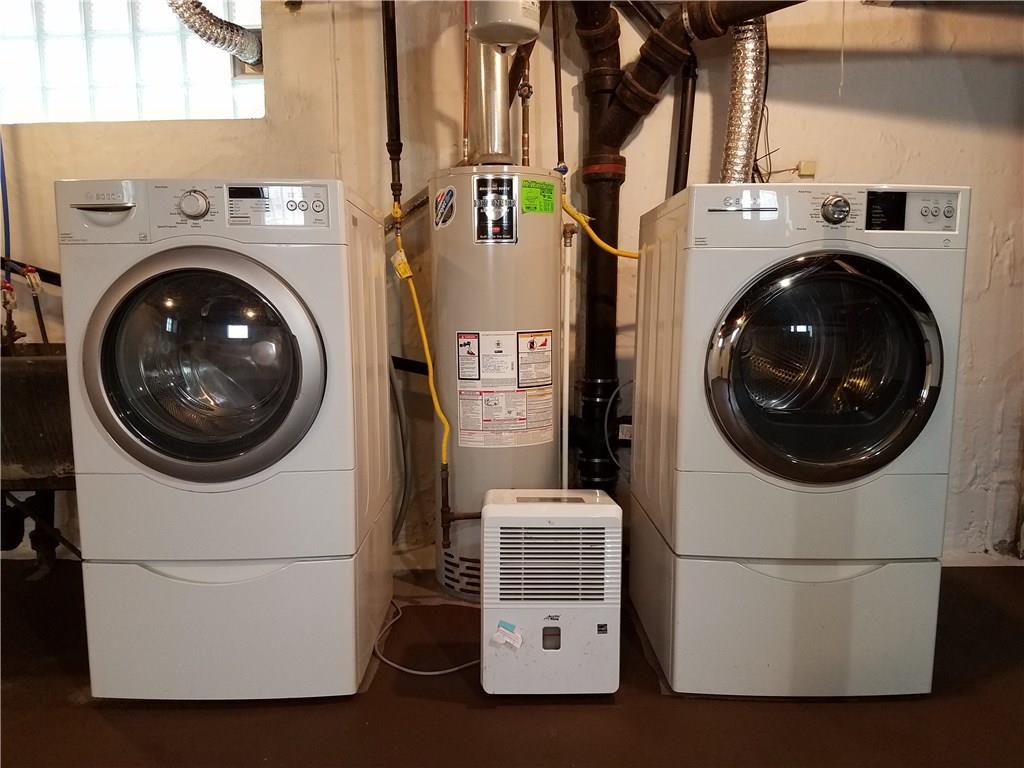 2619 Brighton Road Pittsburgh, PA 15212 - Photo 22 of 23 New hot water heater. Bosch washer and gas dryer on pedestals and dehumidifier included with sale.