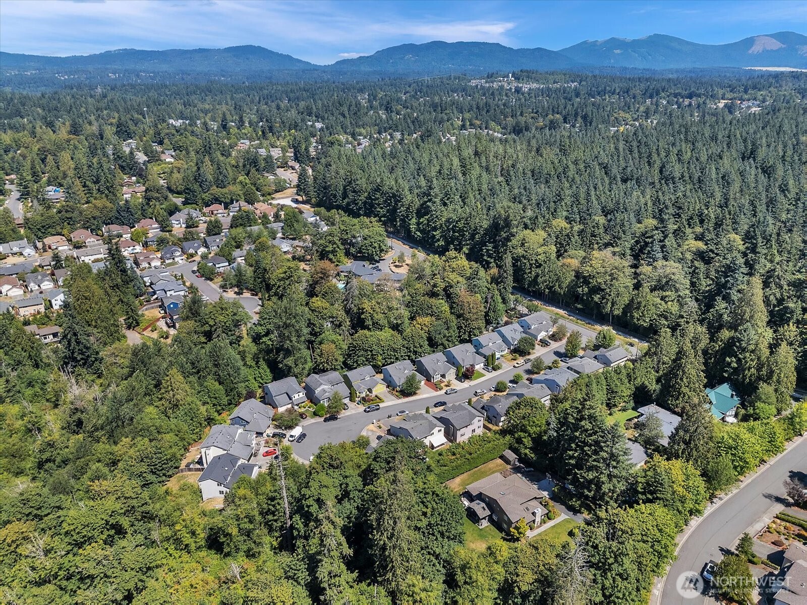 14740 Southeast 187 Court Renton, WA 98058 - Photo 34 of 38 an aerial view of a city with lots of residential buildings
