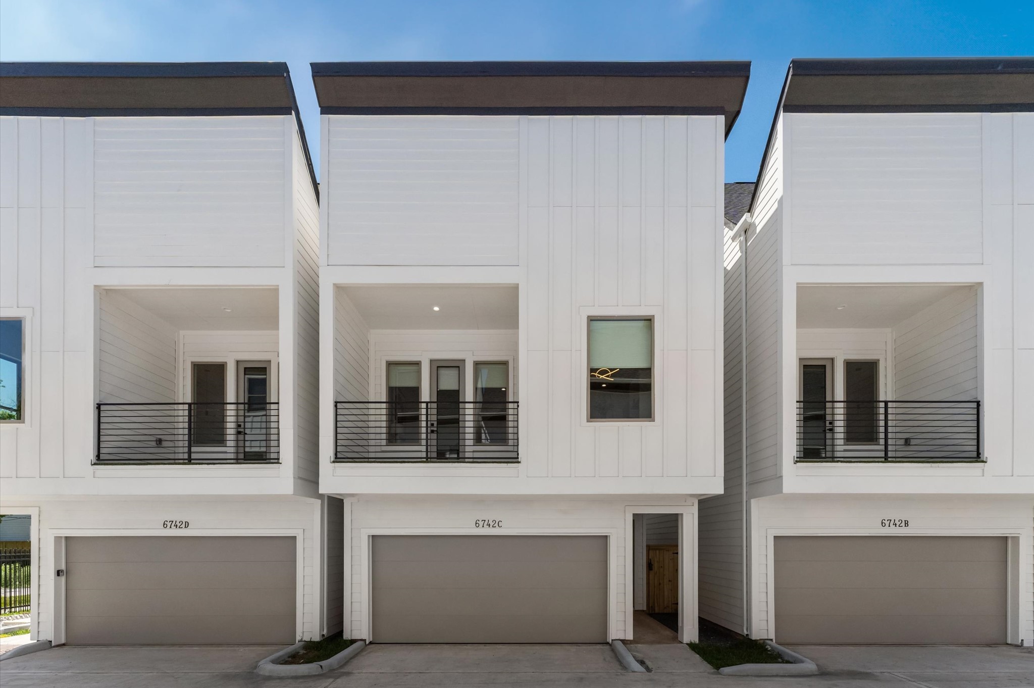 a view of front door
