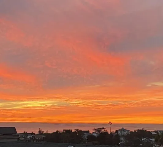 a view of city and mountain