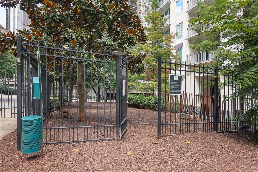1101 Juniper Street Northeast, Unit 219 Atlanta, GA 30309 - Photo 31 of 31 a view of outdoor space and garden