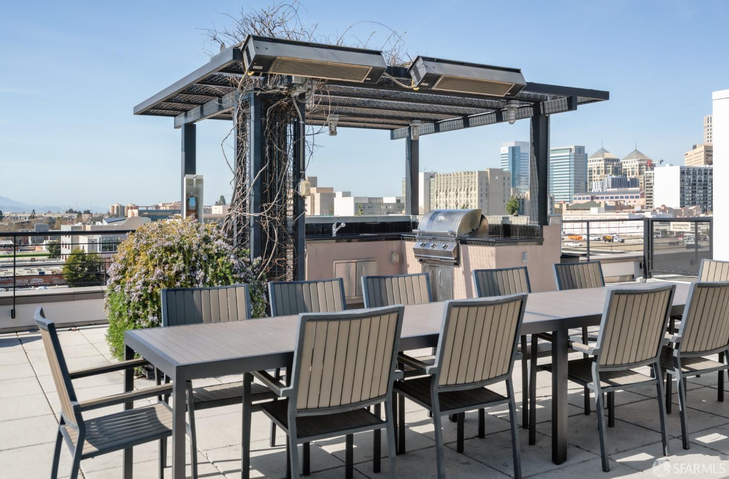 288 3rd Street, Unit 201 Oakland, CA 94607 - Photo 29 of 51 a view of a dining room with furniture window and outside view