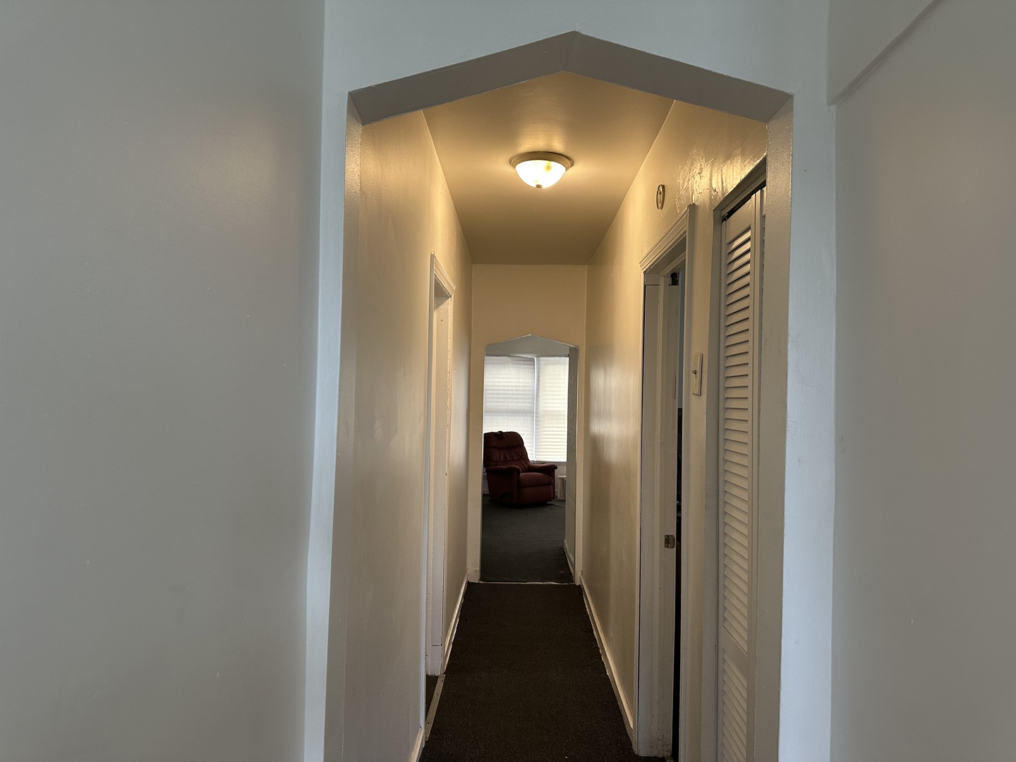 7710 South Ada Street, Unit 2 Chicago, IL 60620 - Photo 4 of 10 a view of a hallway view with a mirror