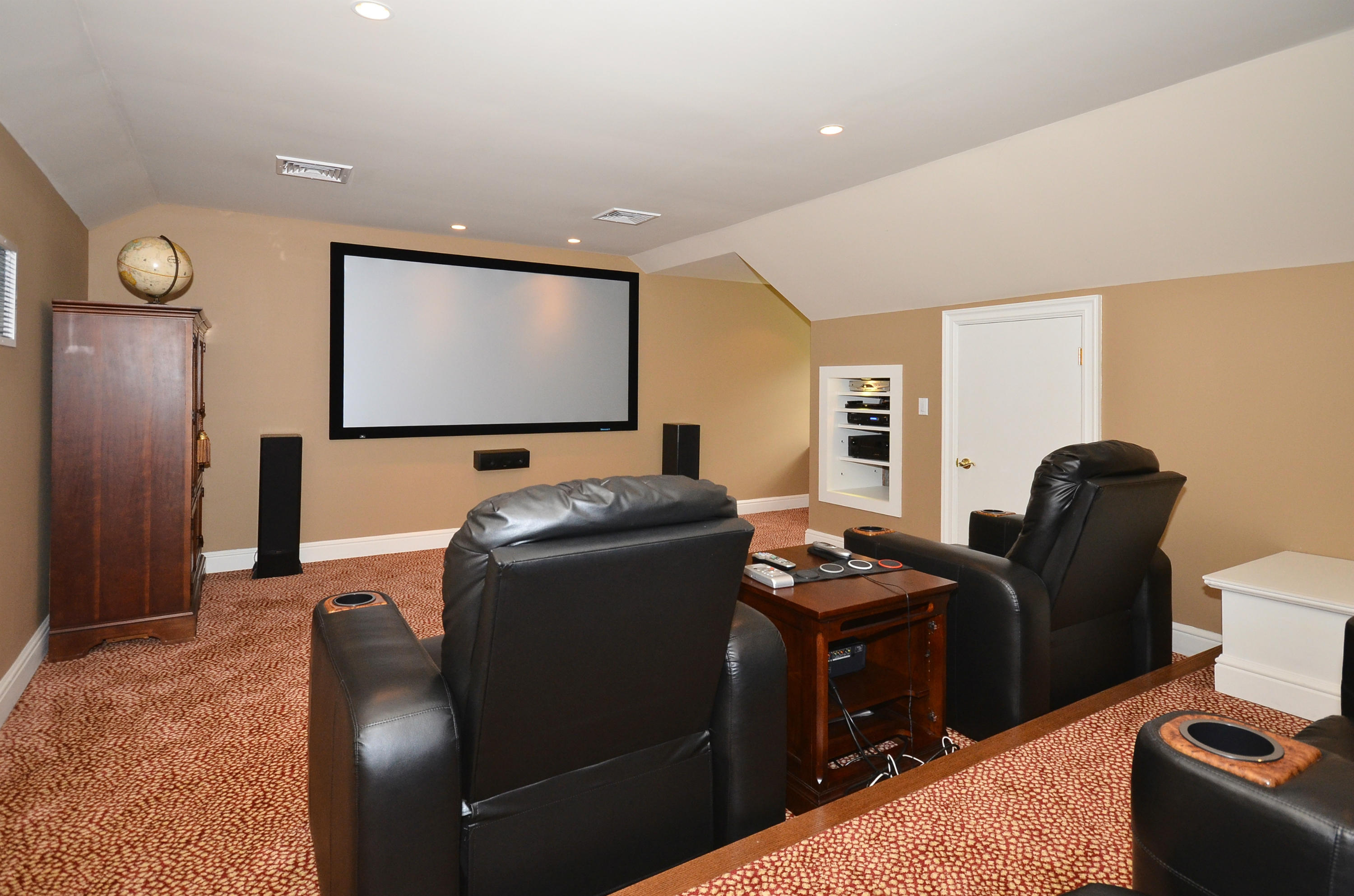 658 Valley Road New Canaan, CT 06840 - Photo 21 of 23 a room with furniture and screen