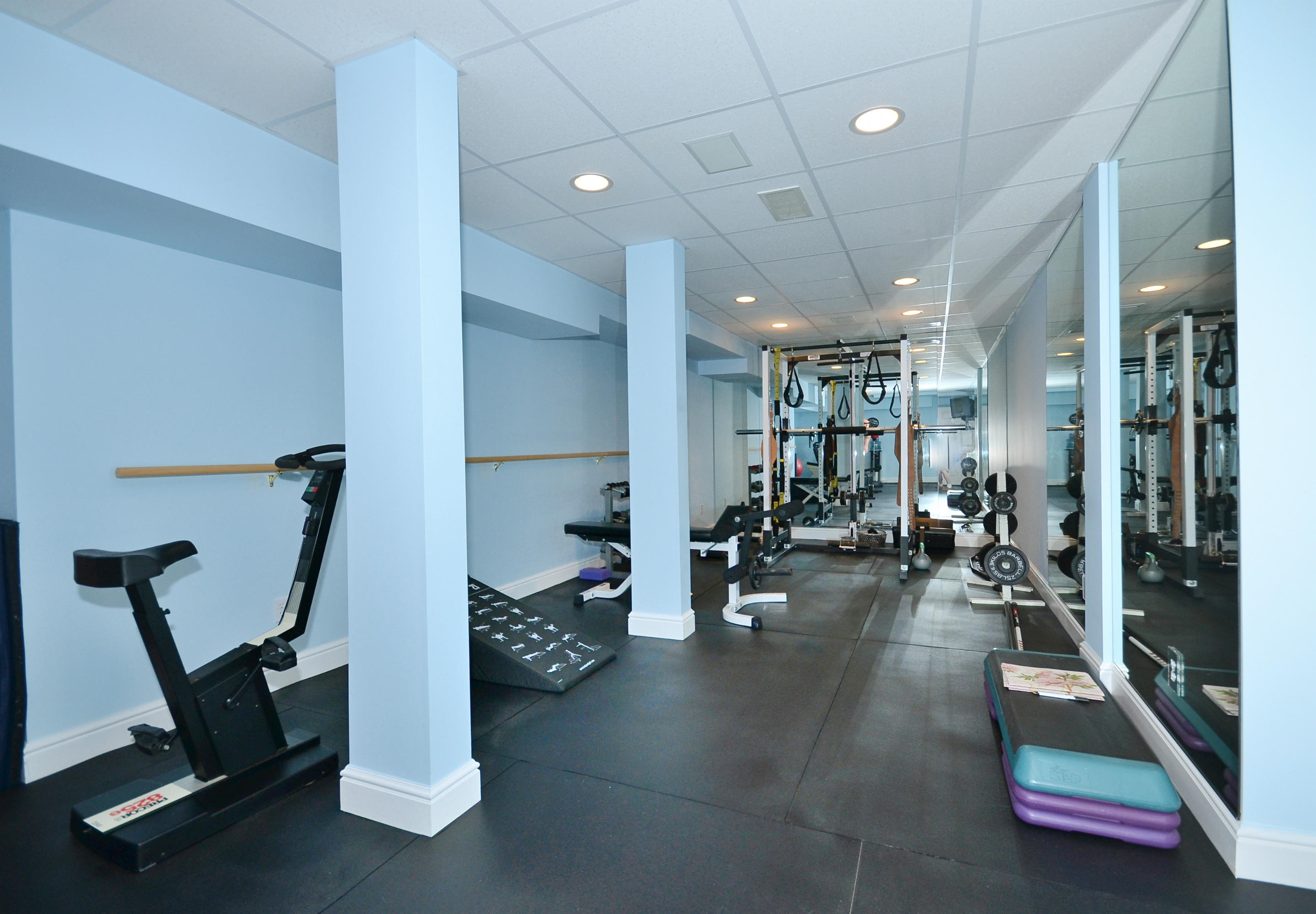 658 Valley Road New Canaan, CT 06840 - Photo 22 of 23 a view of a room with gym equipment