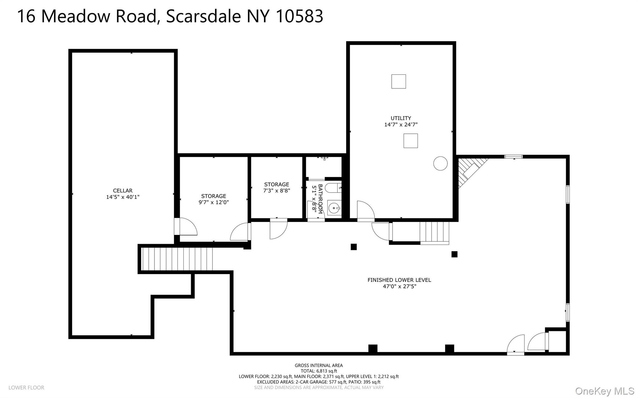 16 Meadow Road Scarsdale, NY 10583 - Photo 37 of 47 a picture of a floor plan