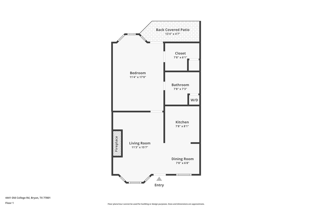 4441 Old College Road, Unit 2104 Bryan, TX 77801 - Photo 2 of 15 a picture of a floor plan