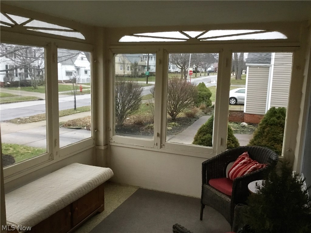 1359 Irene Road Lyndhurst, OH 44124 - Photo 24 of 32 As we wrap up this tour, look at this enclosed front porch, what an amazing spot to sit and watch the clouds go by.
