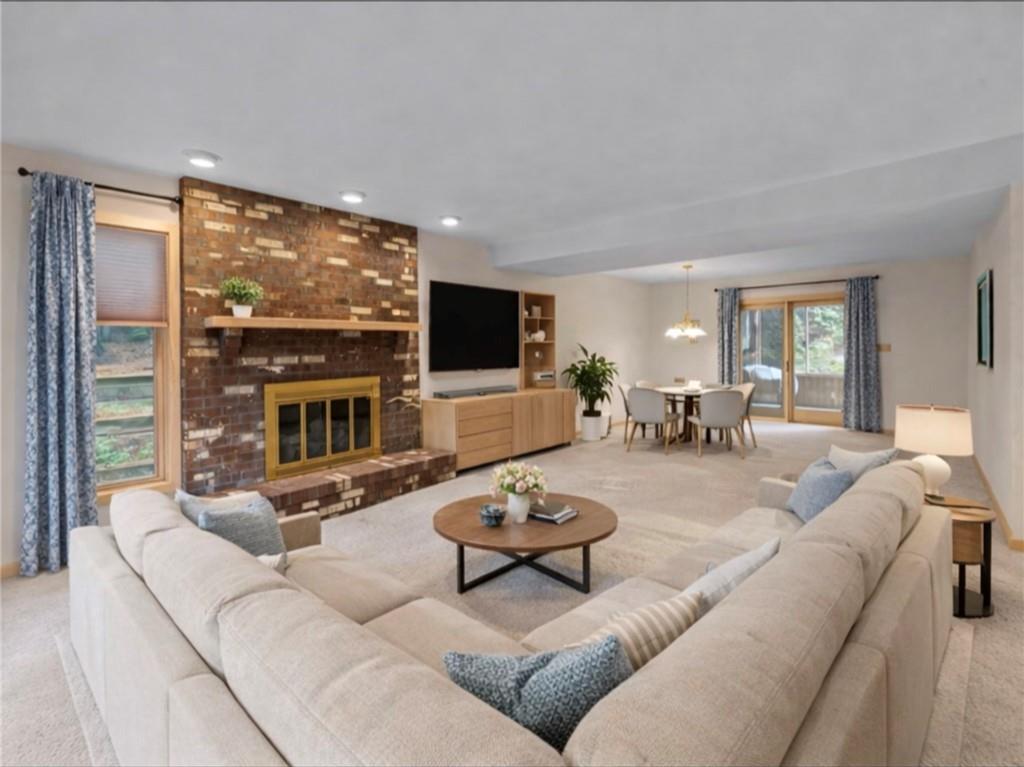 6187 Baker School Road Trafford, PA 15085 - Photo 6 of 29 Furniture is virtually stage