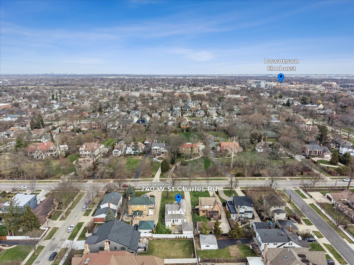 240 West St Charles Road Elmhurst, IL 60126 - Photo 36 of 41 an aerial view of a city