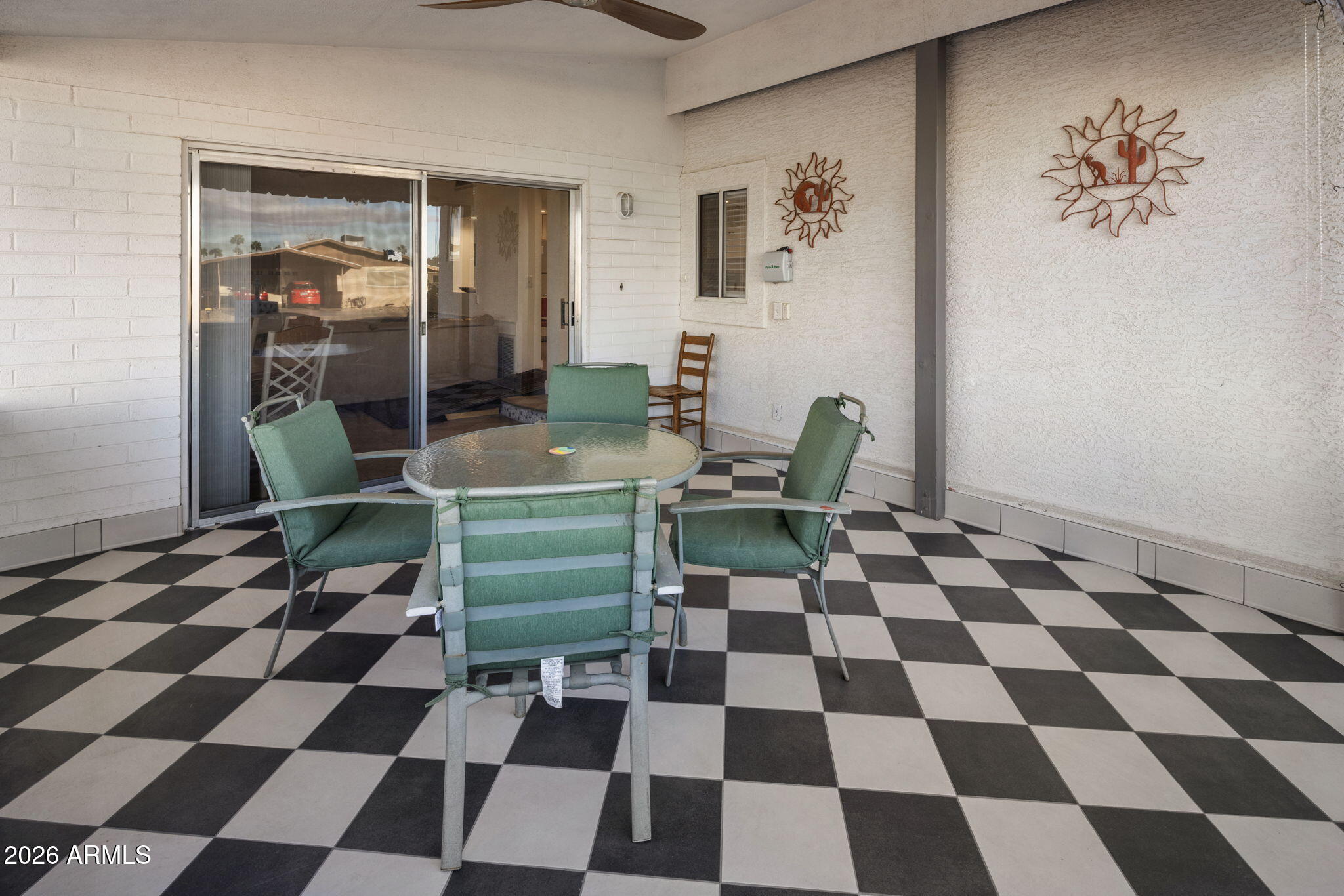 2311 North Gayridge Road Mesa, AZ 85215 - Photo 21 of 31 a black and white checkered floor with a black white checkered floor