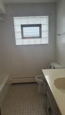 a bathroom with a sink and a toilet