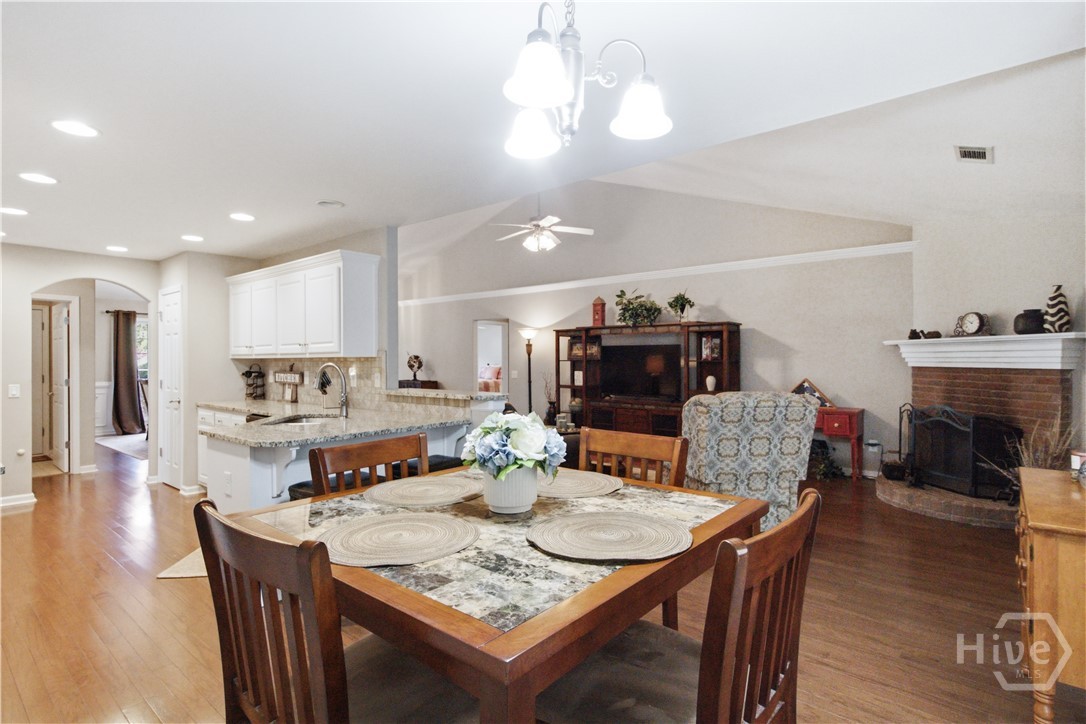 201 Ridge Run Crossing Athens, GA 30605 - Photo 22 of 43 Breakfast Area Flowing into Kitchen and Living Room