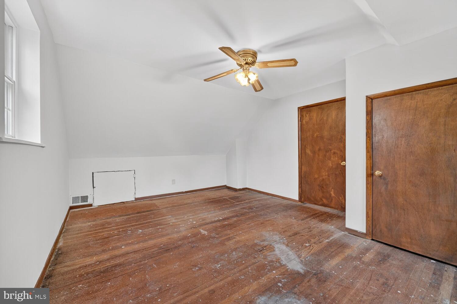 3701 Camden Street Southeast Washington, DC 20020 - Photo 19 of 33 a view of empty room with a ceiling fan and a window