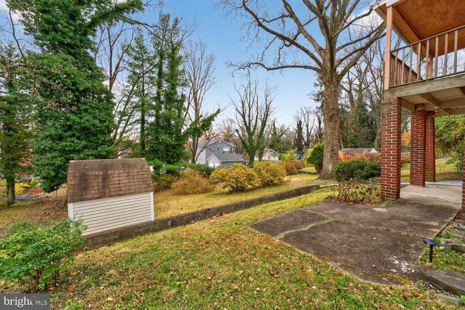 3701 Camden Street Southeast Washington, DC 20020 - Photo 29 of 33 a view of a back yard of the house
