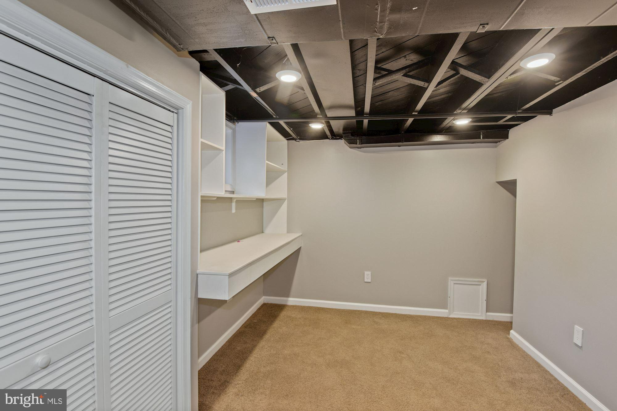 2610 Arvin Street Silver Spring, MD 20902 - Photo 24 of 38 Basement office area w/ storage.