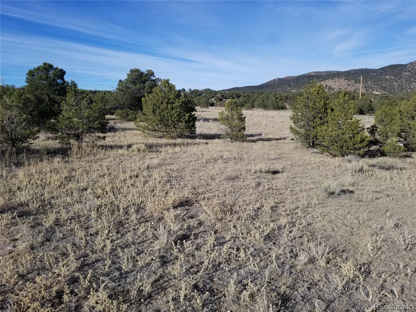 10765 Sawatch Range Road Salida, CO 81201 - Photo 16 of 36 a view of a dry field with mountains in the background
