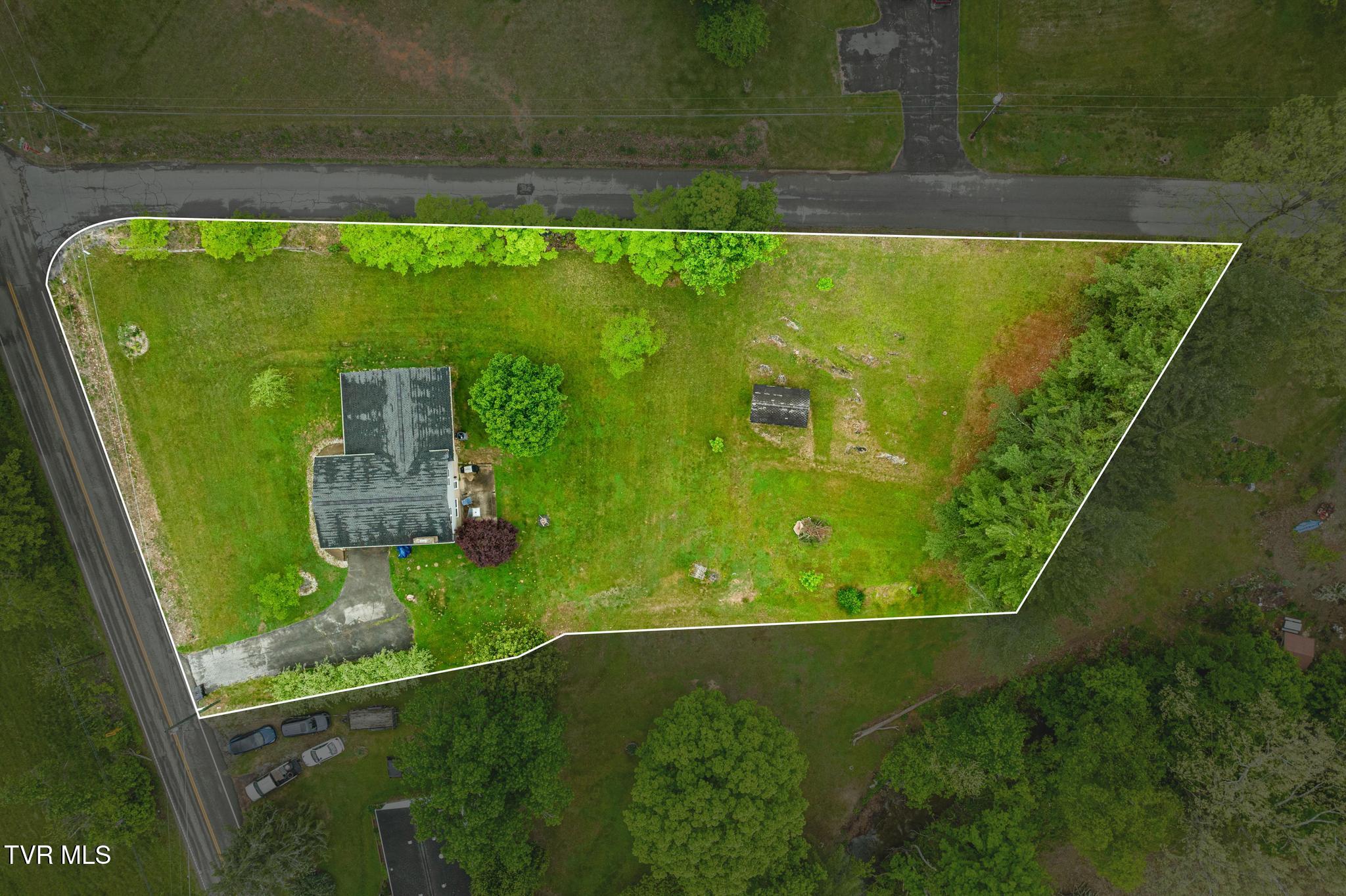 780 Dry Branch Road Bluff City, TN 37618 - Photo 4 of 32 Aerial view