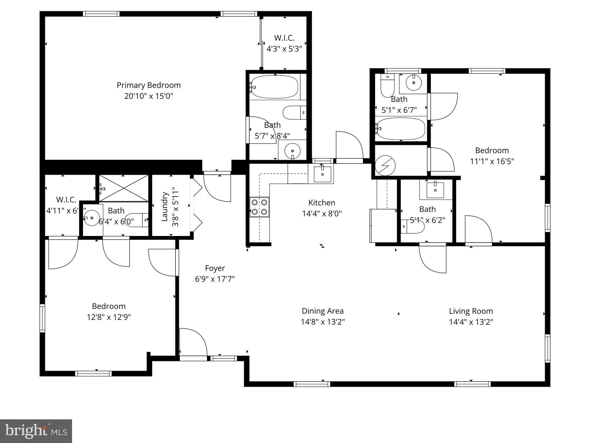 4 Lower Greenbriar Road Wilmington, DE 19810 - Photo 30 of 31 a picture of a floor plan