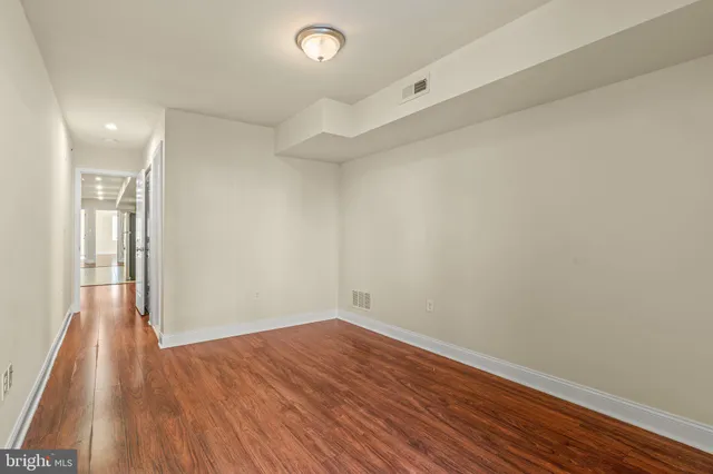 wooden floor in an empty room