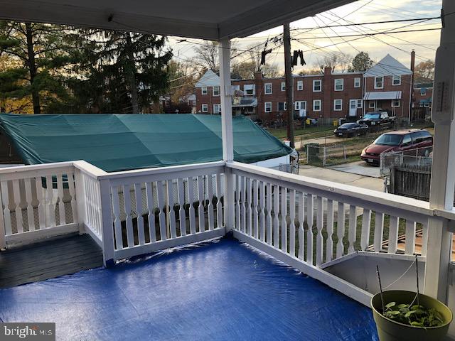 728 Bethnal Road Baltimore, MD 21229 - Photo 26 of 40 Covered Rear Porch off of Kitchen