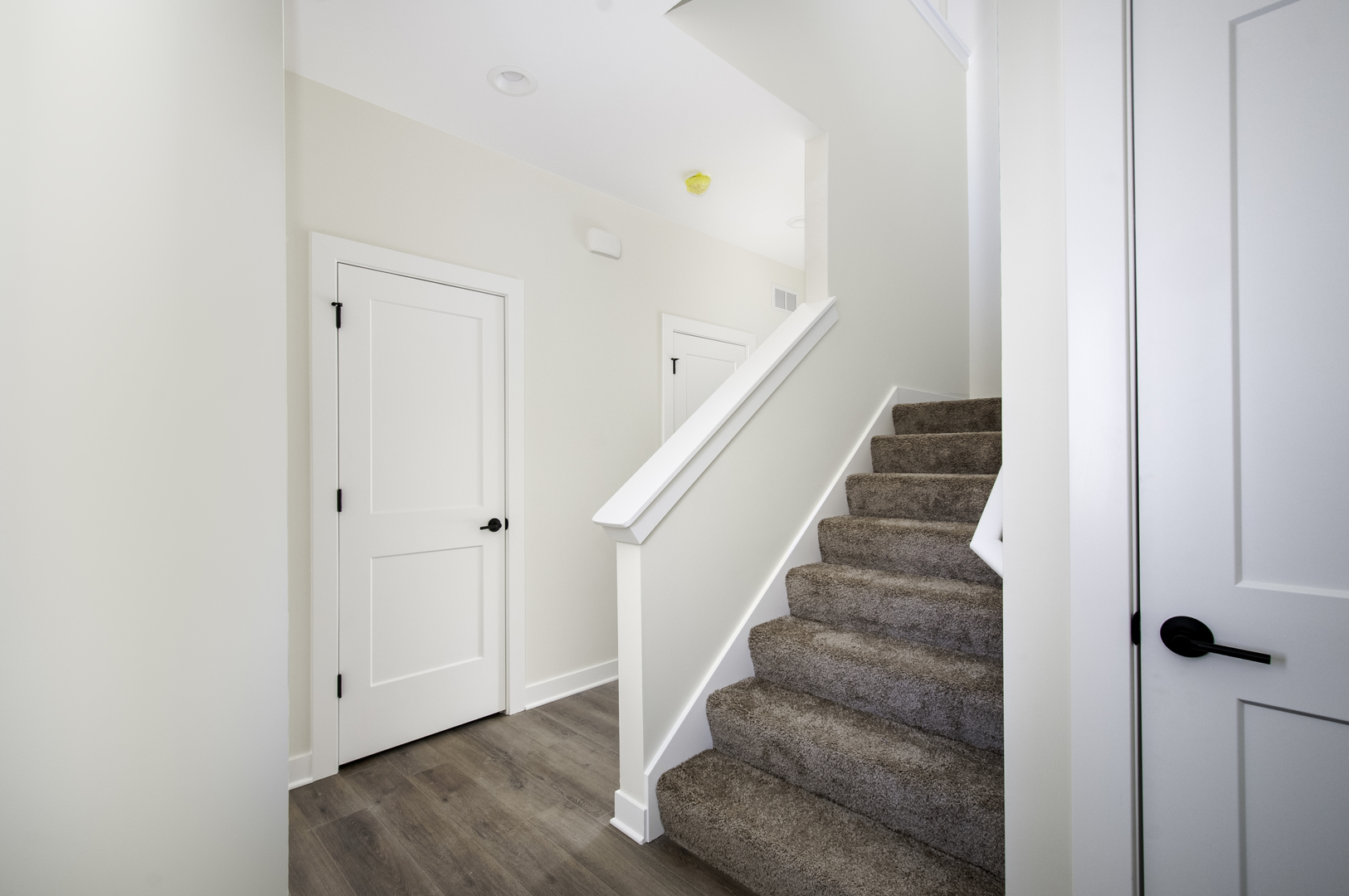 1075 Freedom Road Elburn, IL 60119 - Photo 3 of 18 a view of staircase with white walls and white door