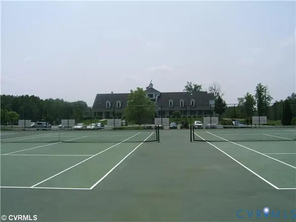 a view of a tennis court