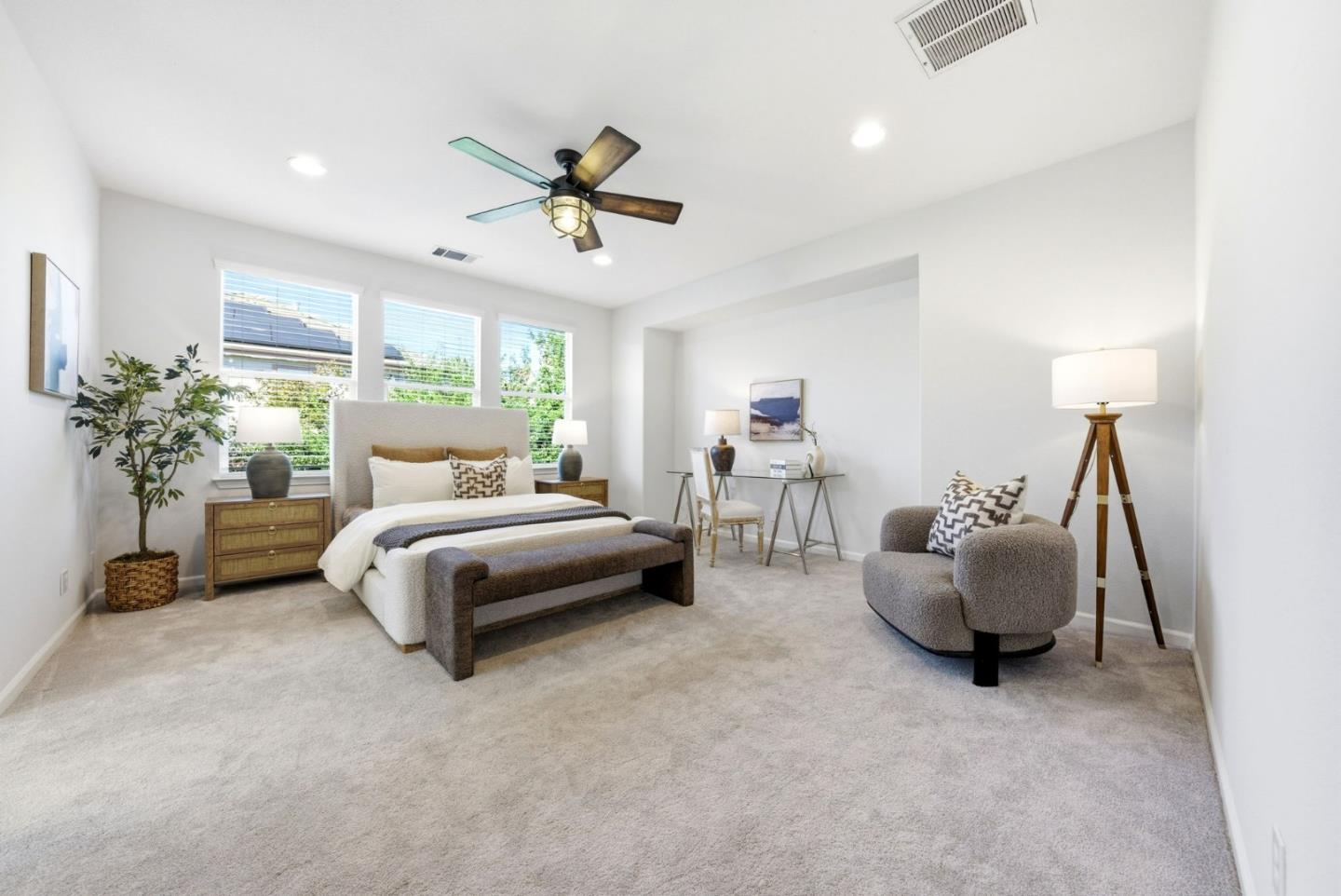 2556 Harlow Lane San Ramon, CA 94582 - Photo 29 of 62 a bedroom with a bed and a couch