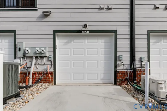 a view of front door of house