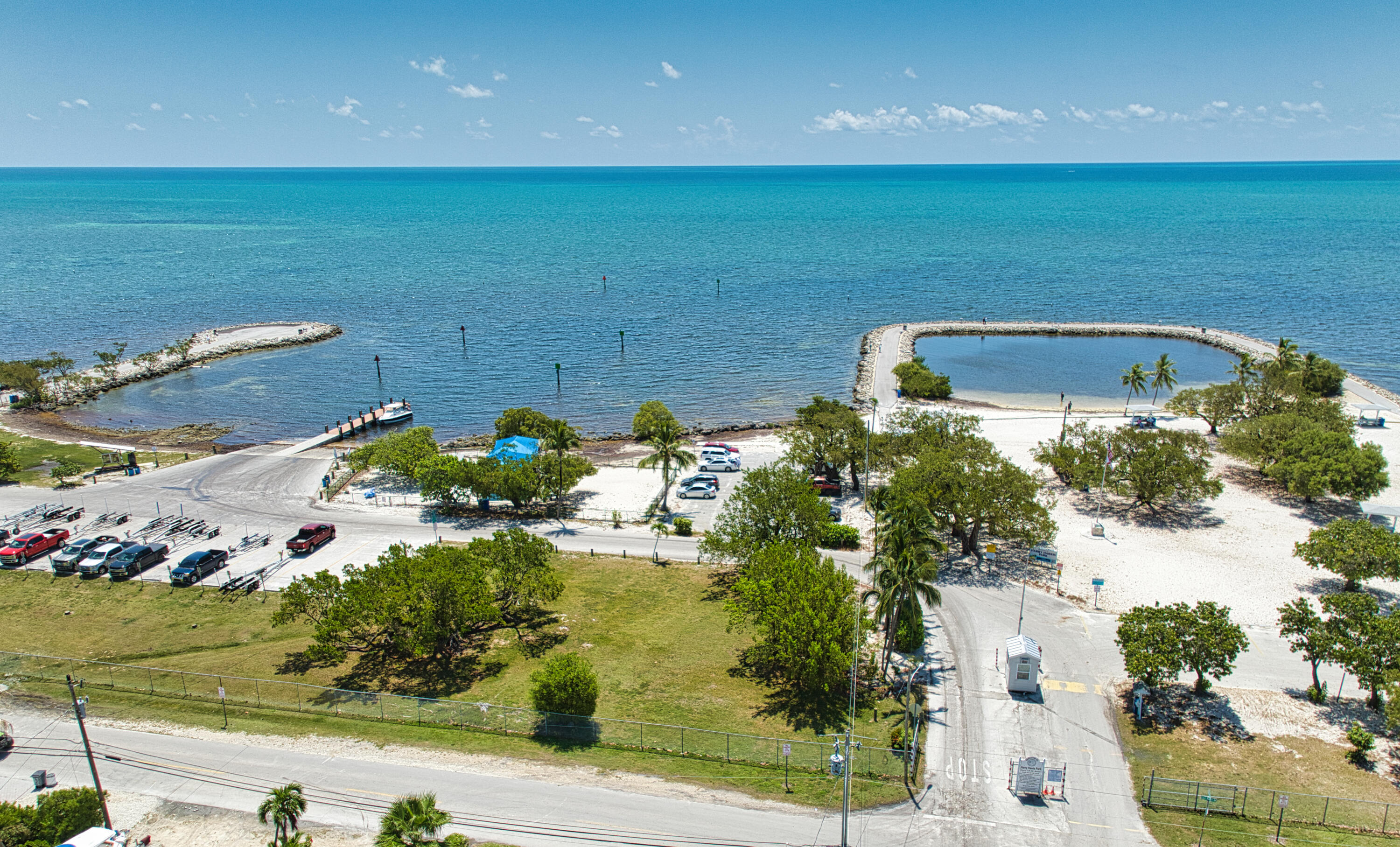 499 Beach Road Tavernier, FL 33070 - Photo 51 of 53 a view of a lake with a mountain