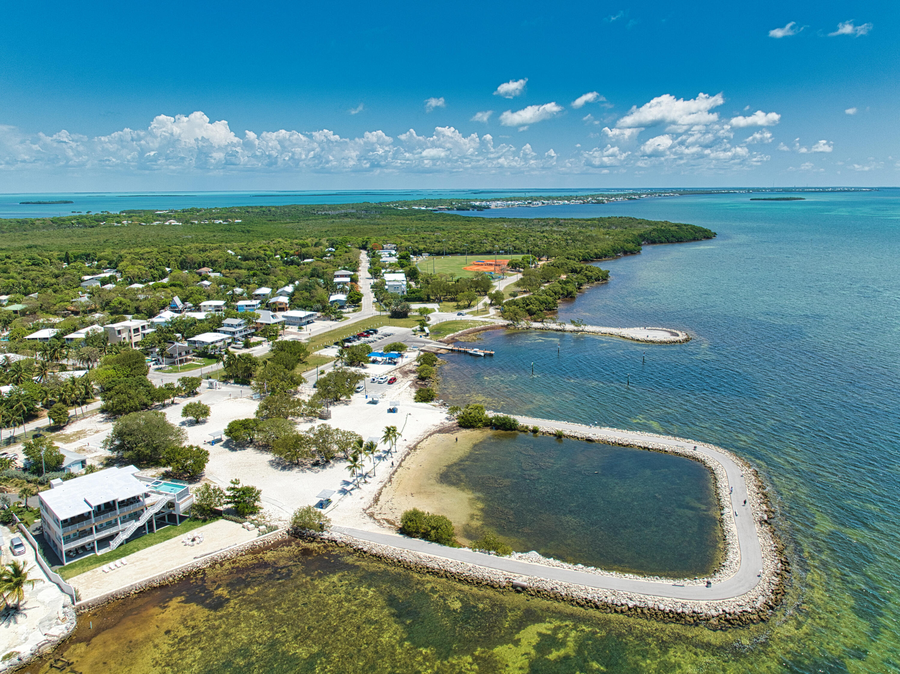 499 Beach Road Tavernier, FL 33070 - Photo 8 of 53 a view of lake from yard