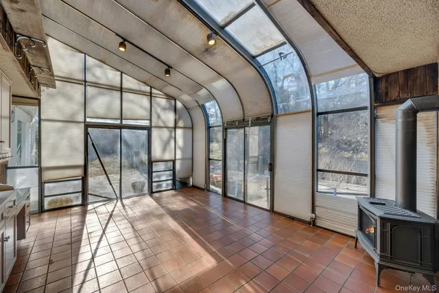 a view of an entryway with hardwood