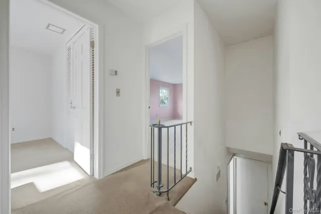 an empty room with window