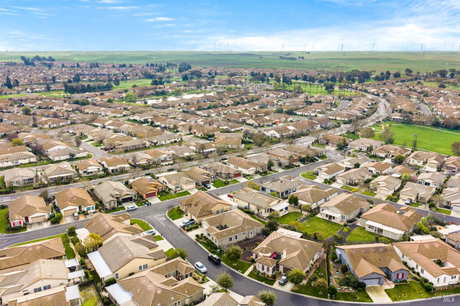 210 Southern Hills Drive Rio Vista, CA 94571 - Photo 39 of 52 an aerial view of a city with lots of residential buildings