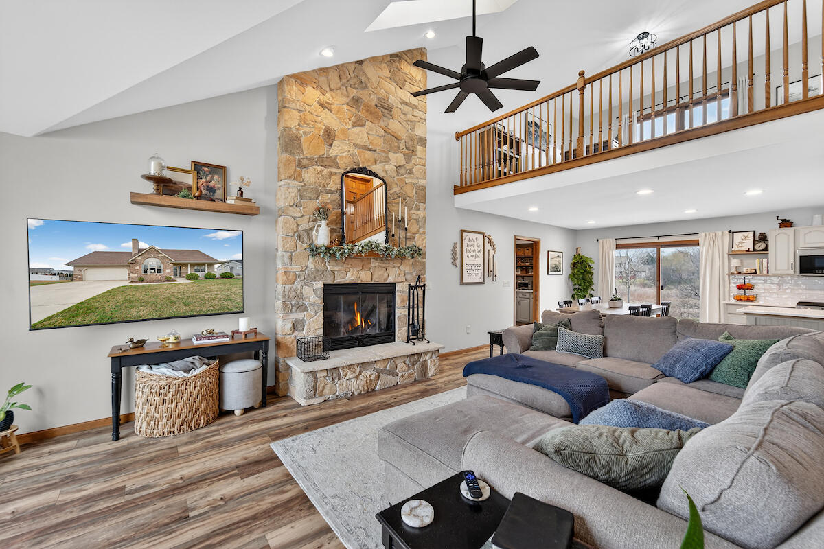 8900 Citadel Terrace Sturtevant, WI 53177 - Photo 4 of 24 Gorgeous Fireplace