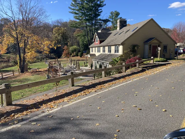 a front view of a house with a yard and a garage